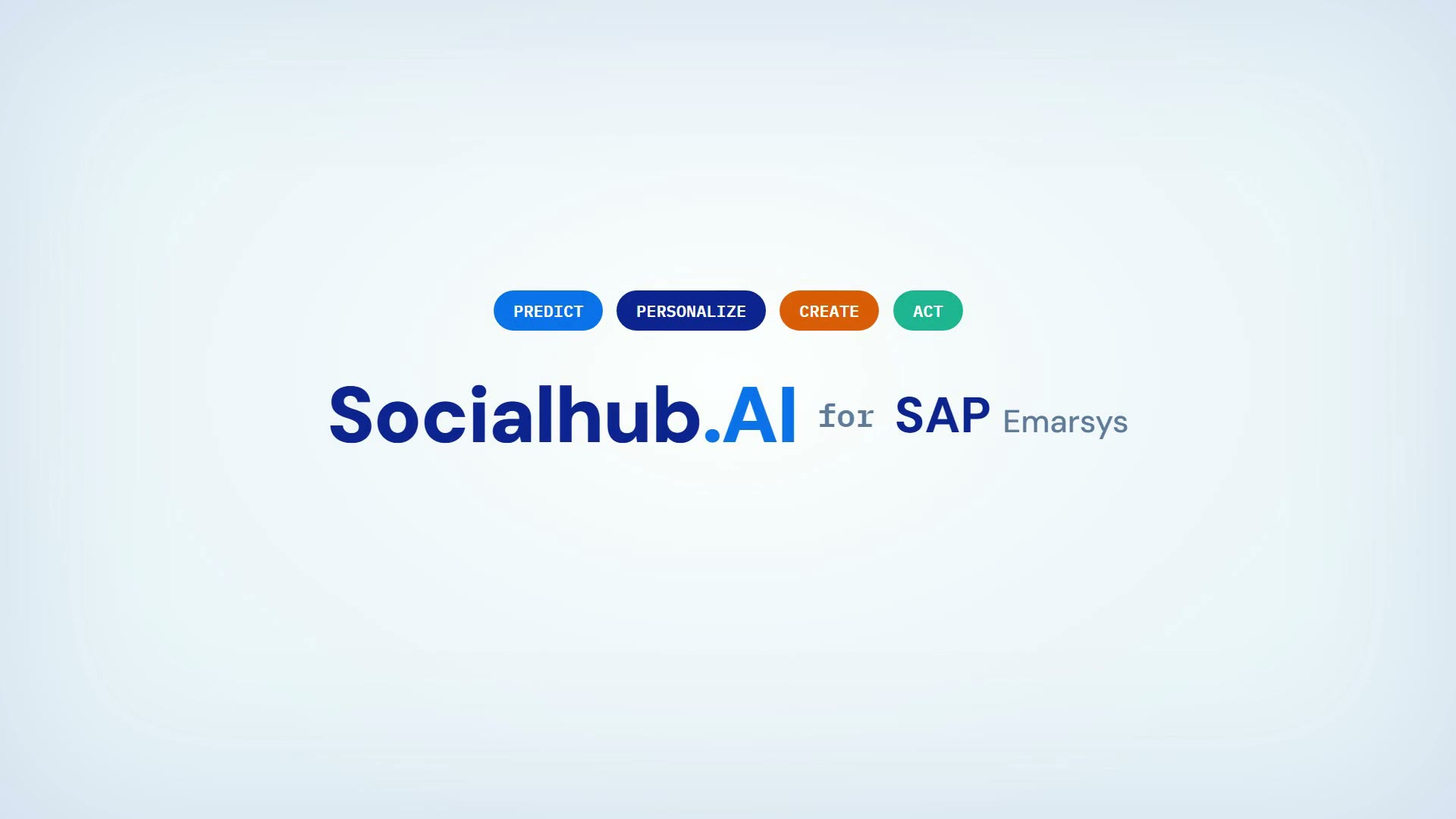 Socialhub.AI for SAP Emarsys